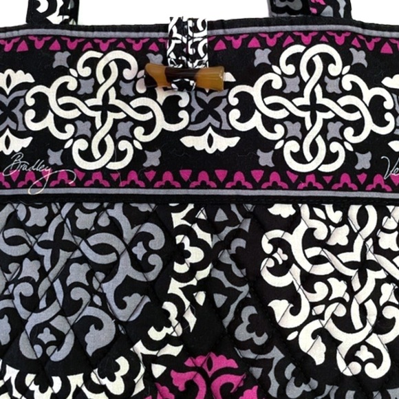 Vera Bradley Canterberry Tote - Magenta - Picture 3 of 5
